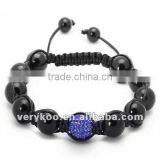 Fashion Handmade Crystal Ball Shamballa Bracelet Jewelry FCA-12006