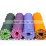 ECO-Friendly High Quality 8mm TPE Yoga Mat Indoor Fitness Equipments 2 Colors Yoga Mat thumbnail-2