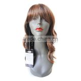 Latest Hot Selling wavy synthetic wig 16 inch long human hair wig