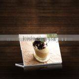 China Factory Direct Reataurant Menu Card Holder Acrylic Display for Counter thumbnail-3