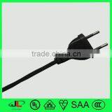 10A 250V Brazil Standard 2 Pin Plug With uc Approved Power Cord thumbnail-2