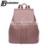 Wholesale Genuine Leather Drawstring Backpack School Bag for College Girl thumbnail-2