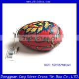 Christmas Egg Shape Empty Chocolate Tins