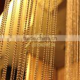 Gold Beaded Curtain,metal Beaded Curtains,decorative Beads Curtains thumbnail-2