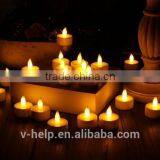 Flameless LED Tea Light Candles, Realistic, Battery Powered, Unscented LED Candles, Fake Candles, Tealights thumbnail-3