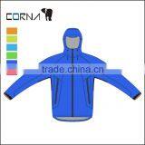 Mens Blue Windbreaker Waterproof Hiking Jacket thumbnail-1