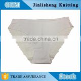 Europe Style White Colour Sexy Lace Milk Silk Briefs Panty Ladies Beautiful Undergarment