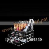 4 Drawers Acrylic Cosmetic Box/make up Display/acrylic 6 Drawer Box