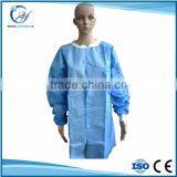 SMS Fabric Disposable Non Woven Lab Coats