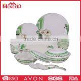 Unbreakable food grade 16pcs melamine houseware dinner set