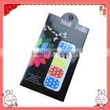 Colorful fashion nail art stencil sticker