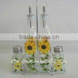 Glass Oil & Vinegar Bottle