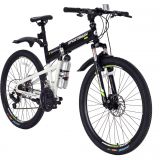 26'' Sportsman Folding Mountain Bike Bicycles 21 Speeds Disc Brake good looking