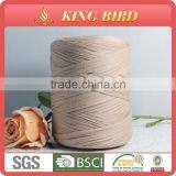 T Shirt Yarn Manufacture in China Virgin Material Cotton Spagetti Yarn Fancy Dyed Tape Yarn for Knitting thumbnail-2