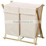 Wooden Cotton Laundry Basket Liner thumbnail-1