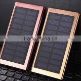 20000 Mah Extrathin Solar Charger Aluminum External Battery Backup Ultra Thin Solar Power Bank thumbnail-3