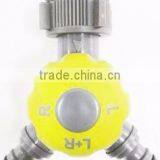 3/4"-1" 2-Way Snap-in Plastic Quick Coupling Garden Hose Connector thumbnail-4