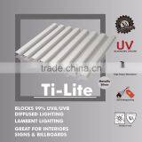UV Protected Polycarbonate Corrugated Silver Panel (Ti-Lite Metallic Silver GRECA) thumbnail-1