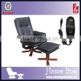 MAS00252 Leather PU PVC Micro Fibre Covering Wood Duck Feet Swivel Massage Chair
