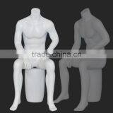 2016 Fashion Stand Male Headless Sitting Mannequin for Window Display thumbnail-1