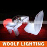 Modern Indoor and Outdoor Hotel and Bar Used Leisure LED Light Up Sofa Furniture thumbnail-4