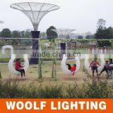 Outdoor Waterproof Wedding Theme Park Plastic LED Illuminated Swing thumbnail-3