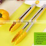 Eco-Friendly Feature Silicone Salad Food Tongs