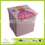 Knit Fabric Ottoman thumbnail-2