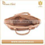 Newest Nature Cork Material Vegan Cork Hand Tote Bag With Pocket thumbnail-2
