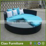 Outdoor Artificial Rattan Papasan Round Lounge Chair CF643 thumbnail-1
