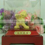 Retail Gold Plated Chinese Zodiac Monkey Character for Souvenir Gift thumbnail-1