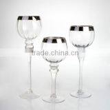FDA, SGS, Silver X-MAS Handmade Elegant Luxury Candle Christmas Holder thumbnail-1