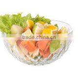 9inch,8inch, 7inch and 5inch Clear Glass Fruit or Salad Bowl thumbnail-5