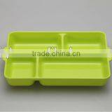 Children Food Tray With Handle With SGS Certificate and High Quality of 100% Melamine Material thumbnail-1
