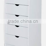 2014 Popular White bedroom furniture set, white 4-drawer cabinet