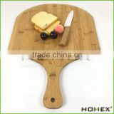 Organic Rectangle Pizza Board Bamboo Pizza Peel Homex BSCI/Factory