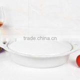 13.5" Oval Microwave Ceramic Comal thumbnail-2