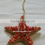 Star Shape X-Mas Decoration Hanging Ornament Embroidery thumbnail-1