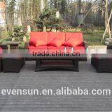 ESR-7273 Rattan Sofa Set With Pillows thumbnail-1