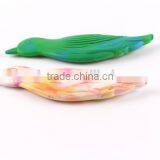 New Design Tie-dyed Bird Shaped 2 Color Crayon, 2 pk Multi-colored Bird Wax Crayon, Novelty Mix Color Bird Shaped Crayon Set thumbnail-4
