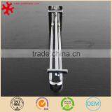 4"Pegboard Slatwall Double Loop Hook for Shop Accessory Chromed Finish - Pack of 100 thumbnail-6