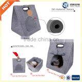 2016 Hot Felt Three Usage Ccat Cave Bed/caged /house in China thumbnail-4