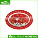 Holiday Products Hot Selling Cheap Sided Melamine Christmas Plates, Christmas Decorate Charger Plate thumbnail-2