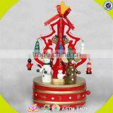 Wholesale Baby Wooden Snow Ball Music Box Merry Christmas Kids Wooden Snowball Music Box W07B006B thumbnail-6