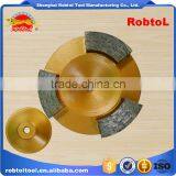 70mm Three 3 Segment Diamond Grinding Wheel Abrasive Polishing Disc for Concrete Granite Marble Double Cup Wheel thumbnail-2