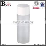 China Hot Products Cosmetic Toner Lotion Frosted 100ml Glass Bottle Silver Aluminum Cap Wholesale thumbnail-4