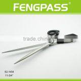 S2-1434 6" Full Stainless Steel With Plastic Handle and 2CR13 Stainless Steel Cutting Paper Office Scissors thumbnail-3