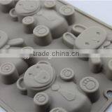 WCJB047 Silicone Cake Mold Chocolate Candy Cake Pan of Bakeware Color Randomly Non-stick Bake Ware Tools thumbnail-3