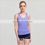 Wholesale Fitness Slim Sleeveless Ladies Purple Vest Gym Yoga Vest thumbnail-4