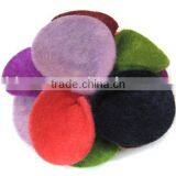 Colored Corduroy Hair Flower for Head HYL05523 thumbnail-1